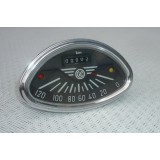 MECHANICKÝ RYCHLOMĚR - 120KM - OVÁLNÝ - ZNAK ČZ (DELUXE)