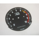 MECHANICKÝ OTÁČKOMĚR - STUPNICE - ČERNO-ŽLUTO-ČERVENÁ