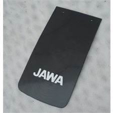 RUBBER VEIL -WHITE JAWA SIGN - (OEM PART SLOVAKIA MADE)