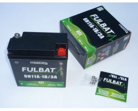 AKUMULÁTOR FULBAT - 6V 11AH - 6N11A-1B/3A GEL (6N11A-1B) - GELOVÁ BEZÚDRŽBOVÁ