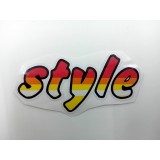 SAMOLEPKA --- STYLE  - ČERVENO-ORANŽOVO-BÍLÁ