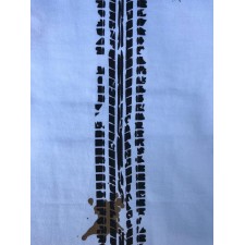 TRIČKO BÍLÉ S MOTOCYKLEM - CUSTOM