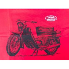 T-SHIRT WITH MOTORCYCLE RED - PIONÝR