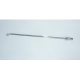 KOLO 18´´ BUBEN - VÝPLETOVÝ DRÁT KUS (PAPRSEK) - M4x144 - CHROMOVANÝ (VÝROBA ČR, CHROM ČR)