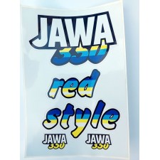 SAMOLEPKY NA KAPOTÁŽ - ARCH - JAWA 350 RED STYLE