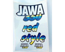 SAMOLEPKY NA KAPOTÁŽ - ARCH - JAWA 350 RED STYLE