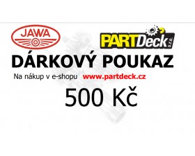 DÁRKOVÝ POUKAZ 500 KČ ELEKTRONICKÝ