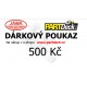 DÁRKOVÝ POUKAZ 500 KČ TIŠTĚNÝ