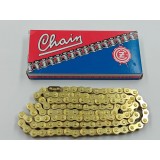 ŘETĚZ ČZ ZLATÝ- SEKUNDÁRNÍ + SPOJKA (112 ČL - 1/2X5,2)